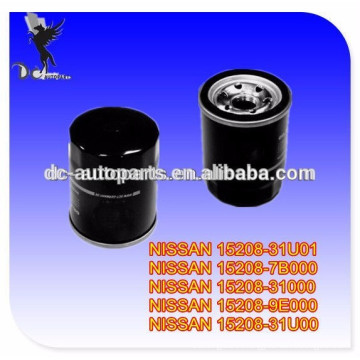 Car oil filter manufacture 15208-31U01,15208-7B000,15208-31000,15208-31U00 OIL FILTER